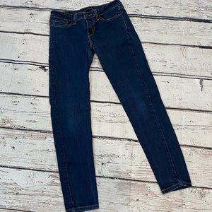 LEVI's 535 Jean Leggings Dark Wash-9 Juniors